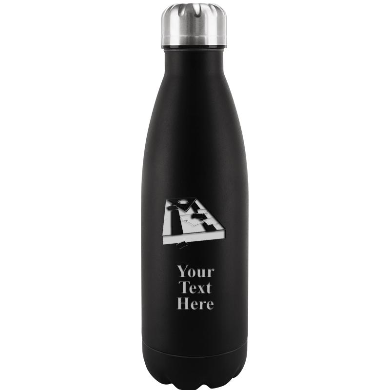 BLACK WATER BOTTLE 17 OZ