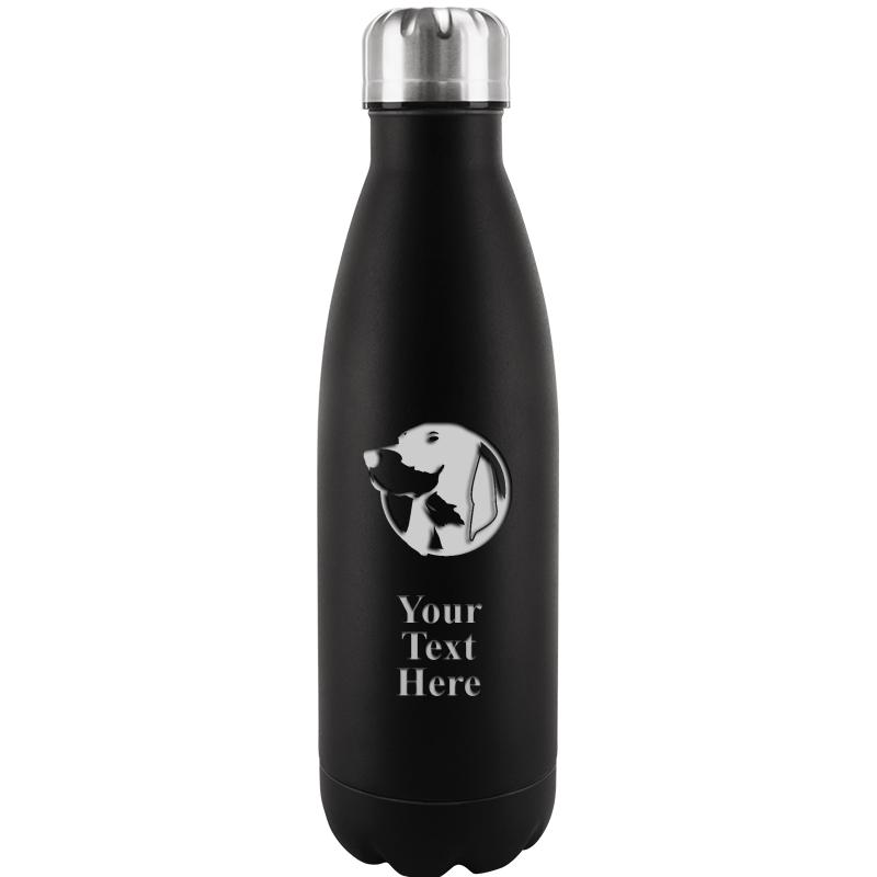 BLACK WATER BOTTLE 17 OZ