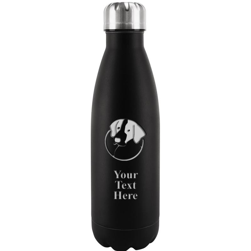 BLACK WATER BOTTLE 17 OZ