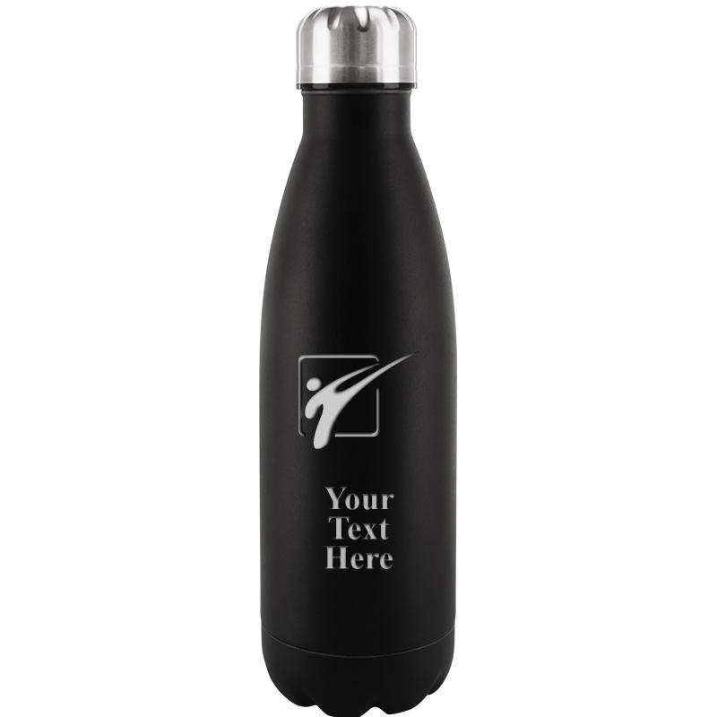 BLACK WATER BOTTLE 17 OZ