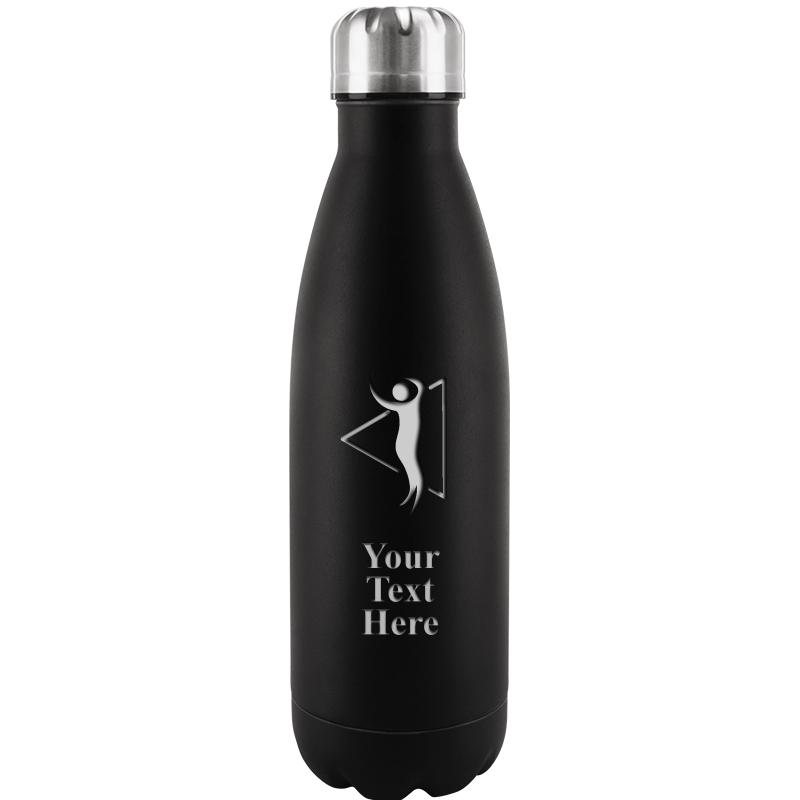 BLACK WATER BOTTLE 17 OZ