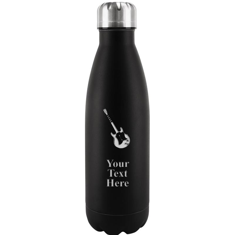 BLACK WATER BOTTLE 17 OZ