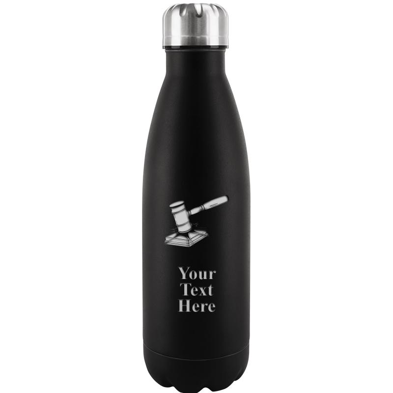 BLACK WATER BOTTLE 17 OZ