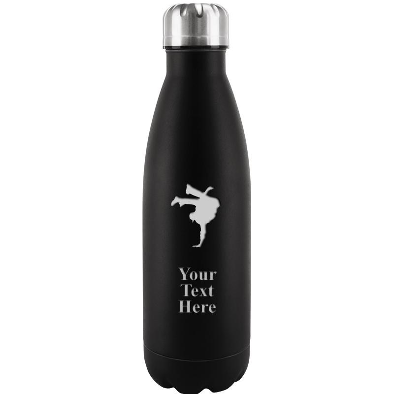BLACK WATER BOTTLE 17 OZ