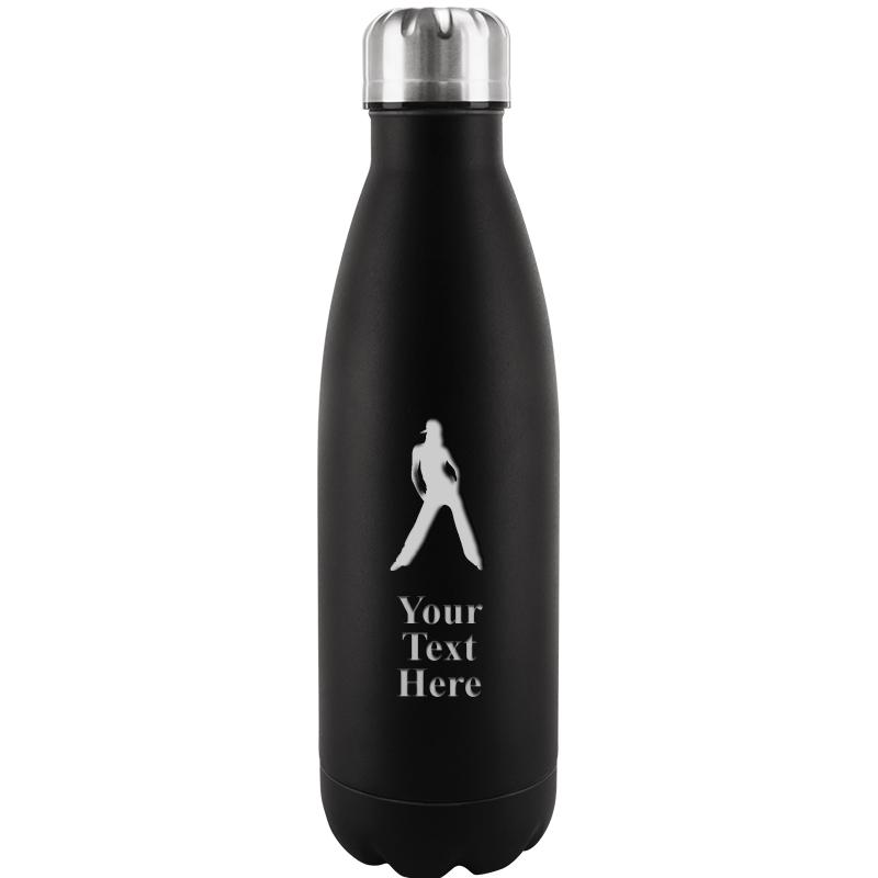 BLACK WATER BOTTLE 17 OZ