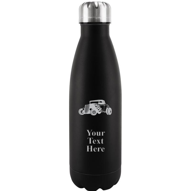 BLACK WATER BOTTLE 17 OZ