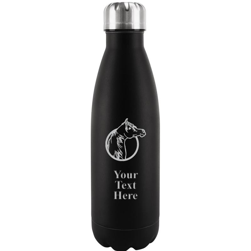 BLACK WATER BOTTLE 17 OZ