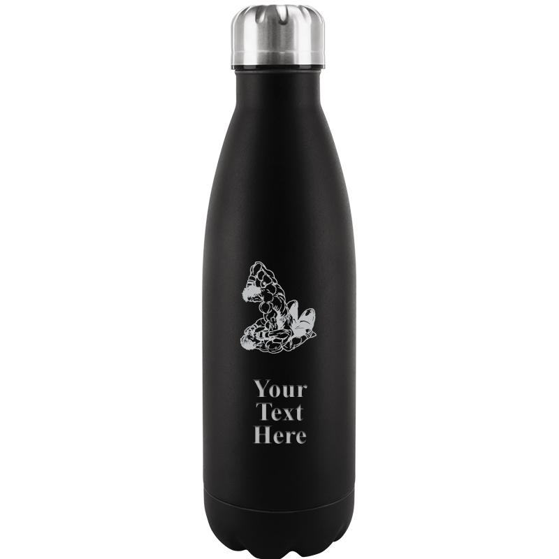 BLACK WATER BOTTLE 17 OZ