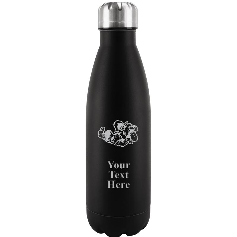 BLACK WATER BOTTLE 17 OZ
