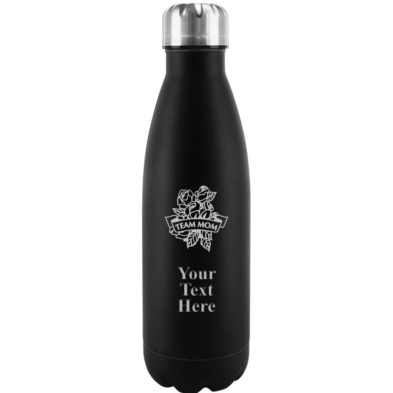BLACK WATER BOTTLE 17 OZ