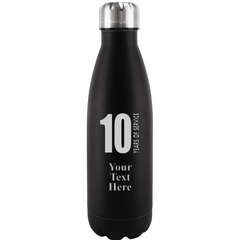 BLACK WATER BOTTLE 17 OZ