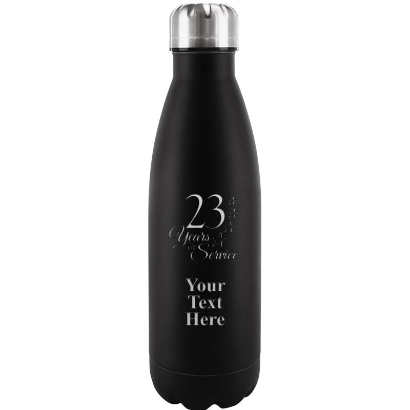 BLACK WATER BOTTLE 17 OZ