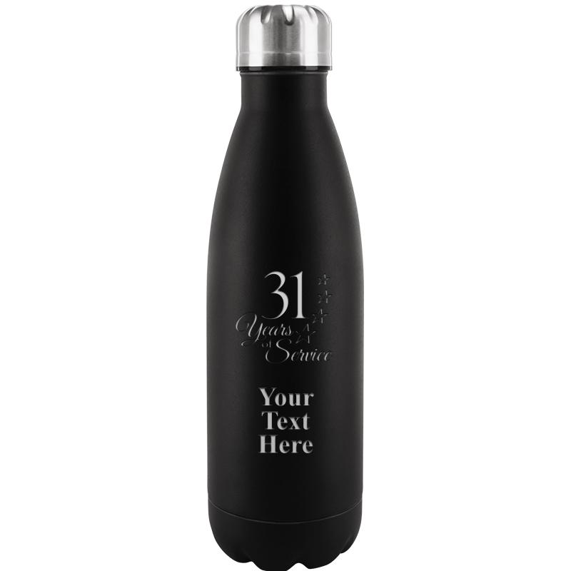BLACK WATER BOTTLE 17 OZ