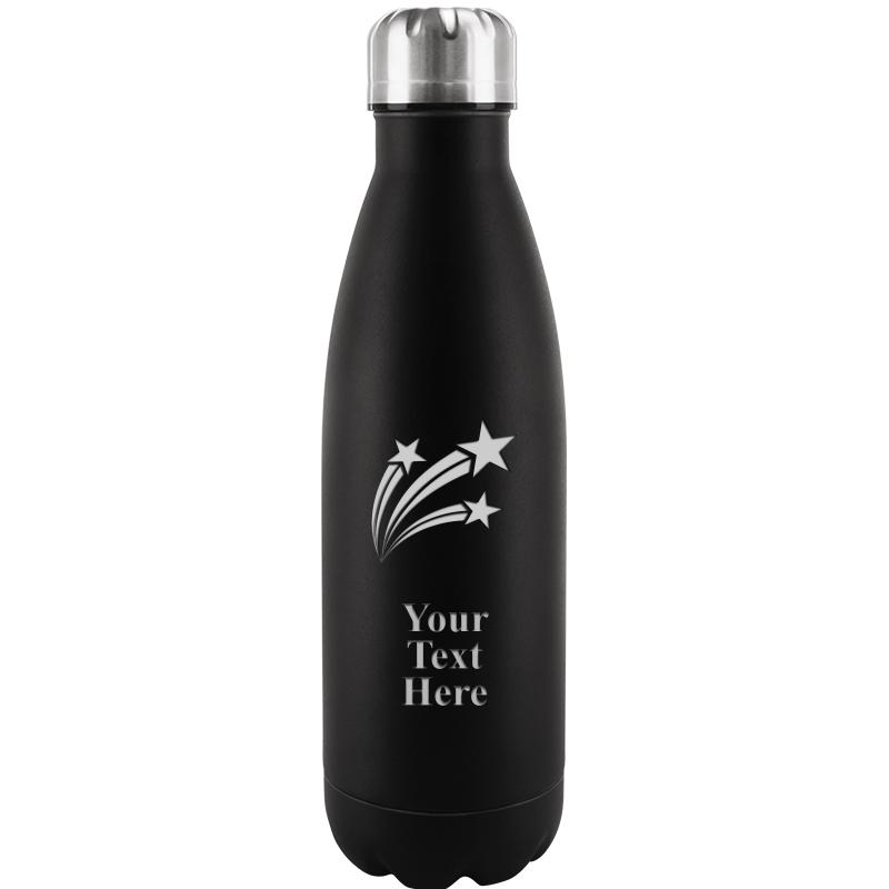 BLACK WATER BOTTLE 17 OZ