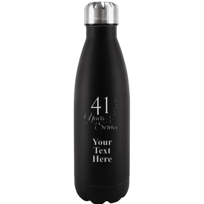 BLACK WATER BOTTLE 17 OZ