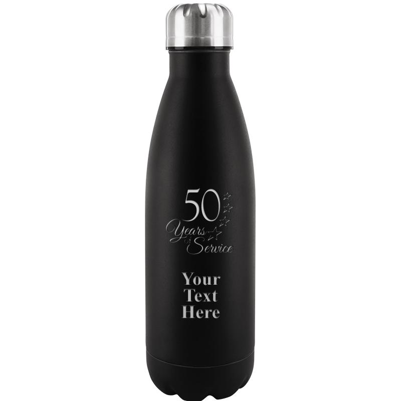BLACK WATER BOTTLE 17 OZ