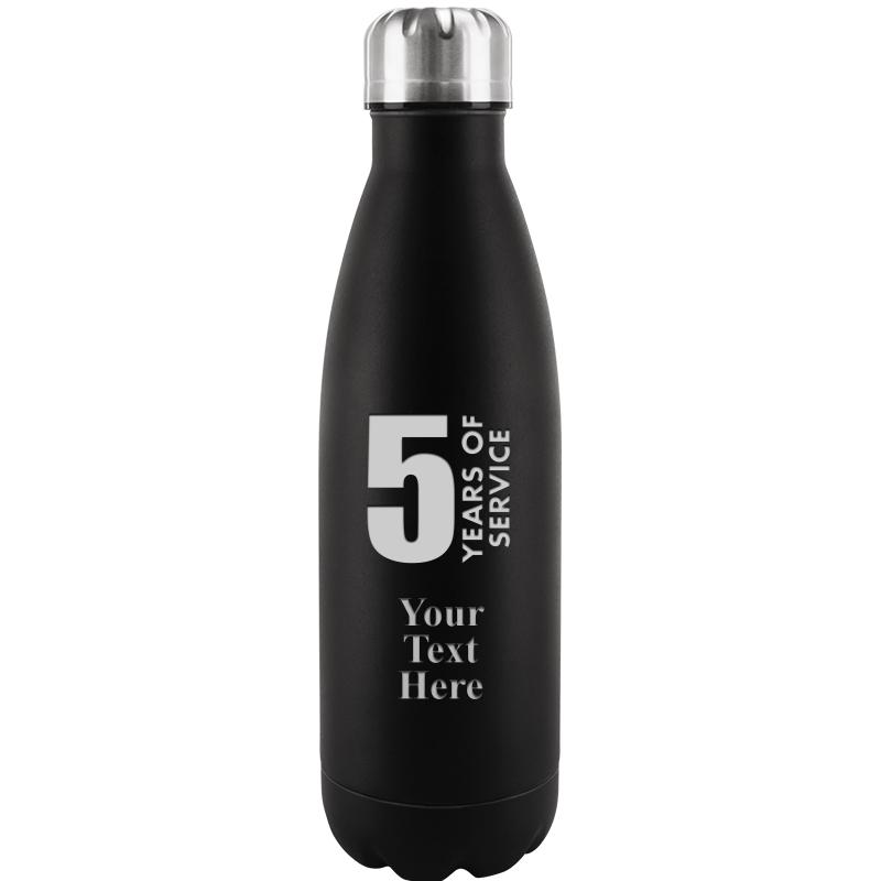 BLACK WATER BOTTLE 17 OZ