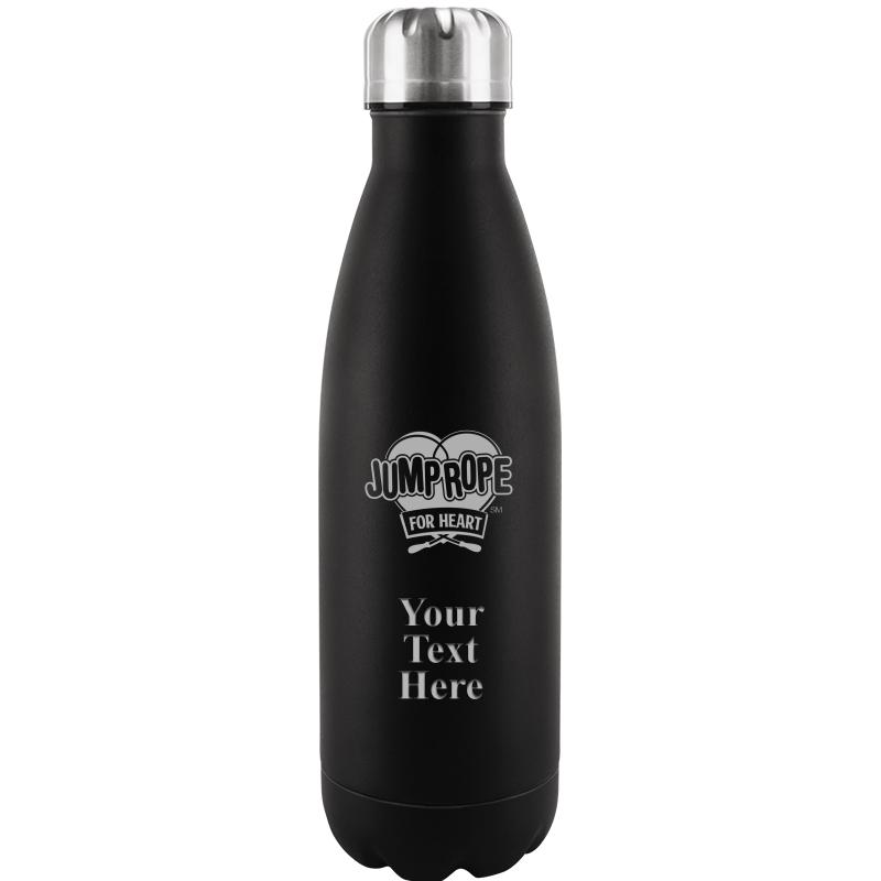 BLACK WATER BOTTLE 17 OZ