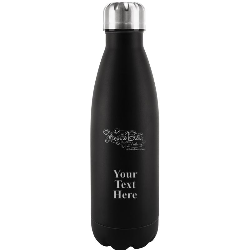 BLACK WATER BOTTLE 17 OZ