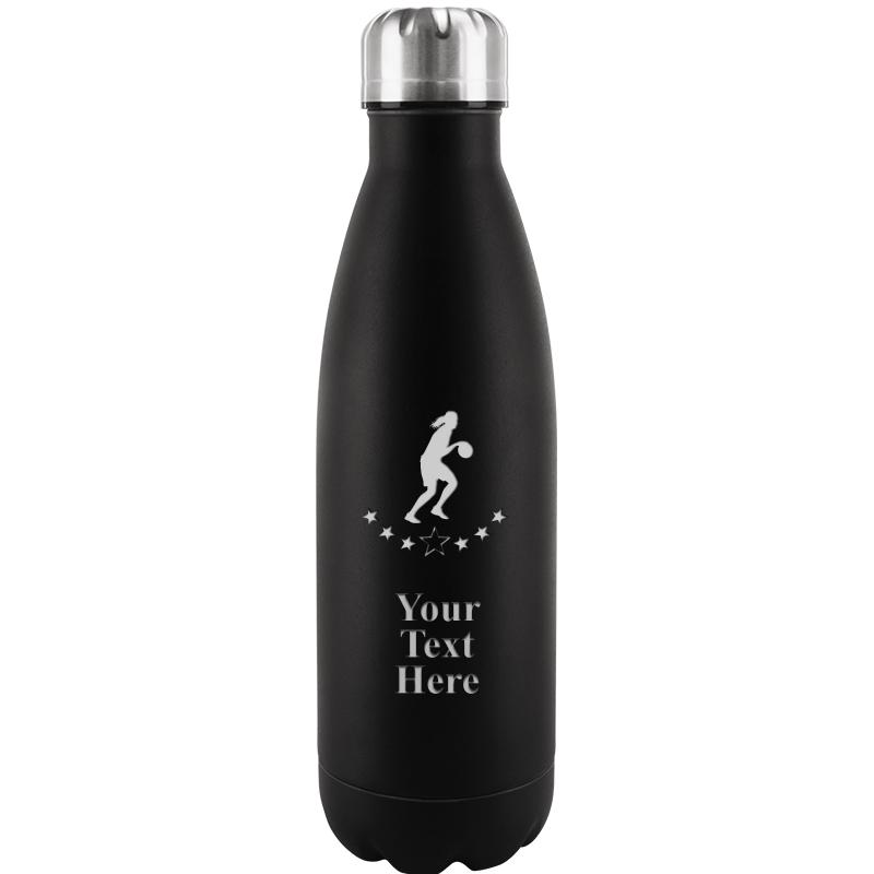 BLACK WATER BOTTLE 17 OZ