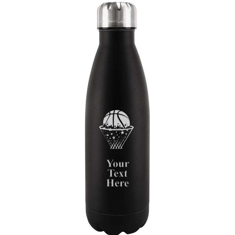 BLACK WATER BOTTLE 17 OZ