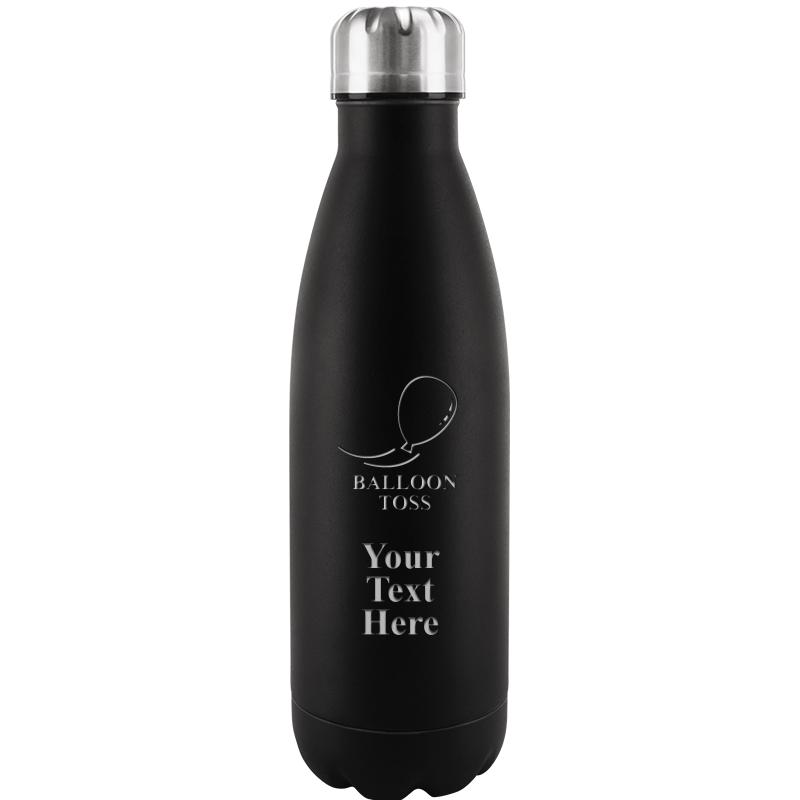 BLACK WATER BOTTLE 17 OZ