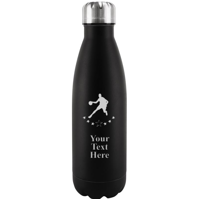 BLACK WATER BOTTLE 17 OZ