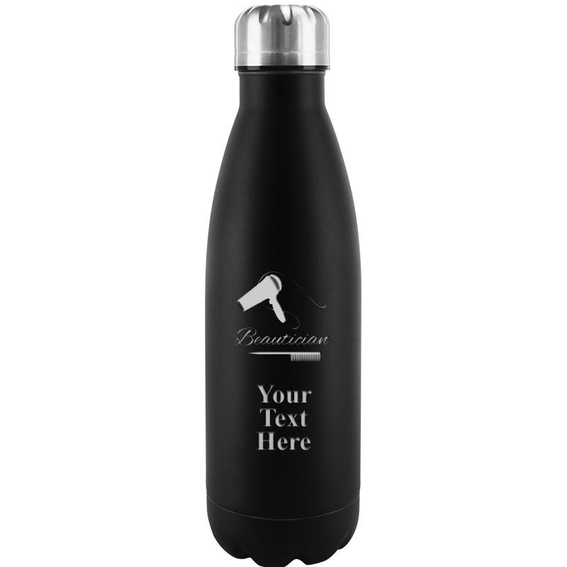 BLACK WATER BOTTLE 17 OZ