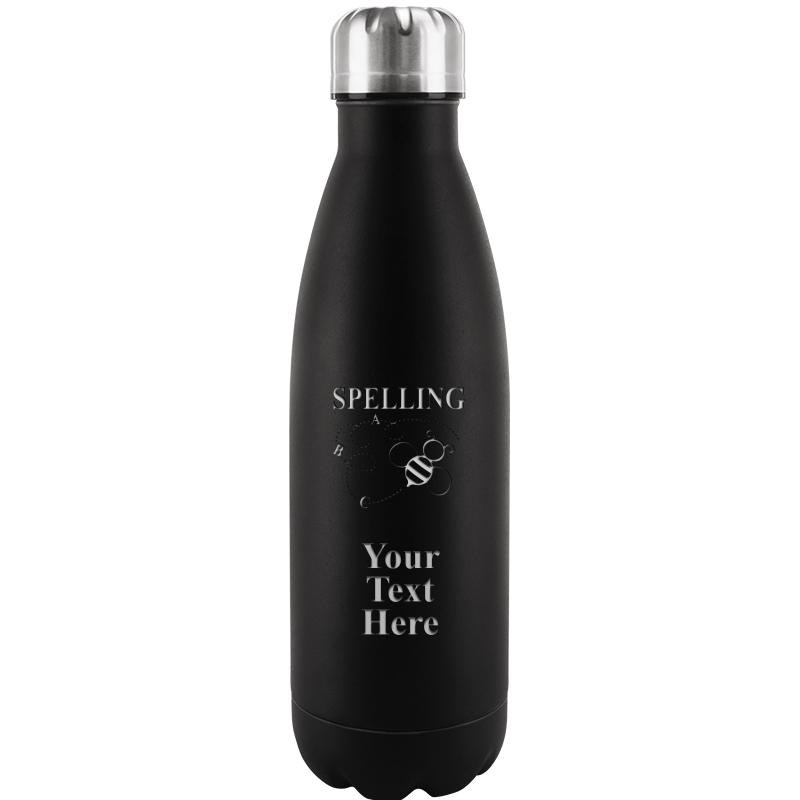 BLACK WATER BOTTLE 17 OZ