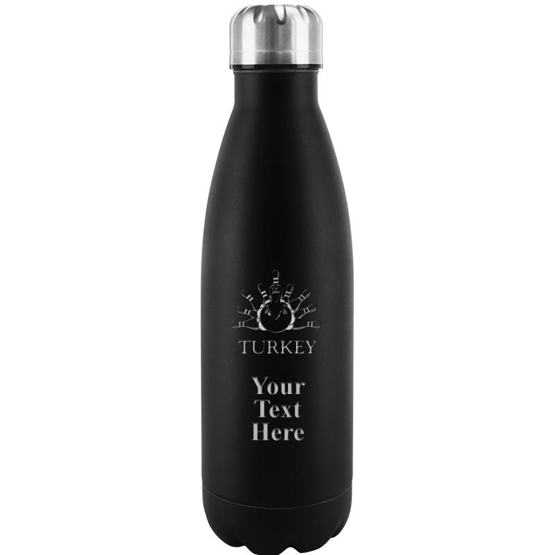 BLACK WATER BOTTLE 17 OZ