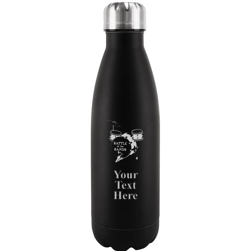 BLACK WATER BOTTLE 17 OZ
