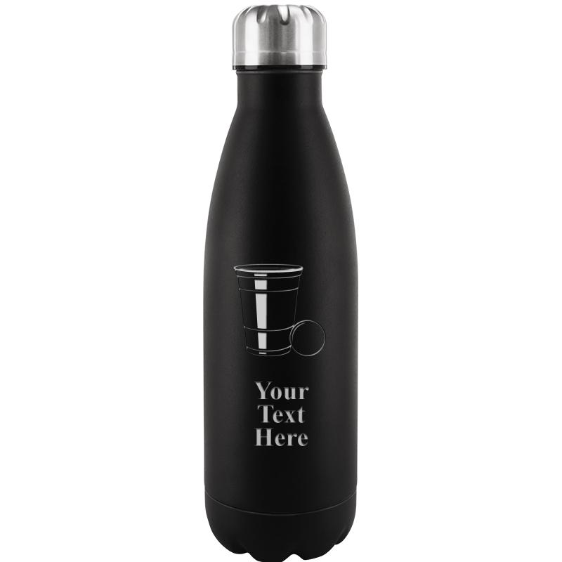 BLACK WATER BOTTLE 17 OZ