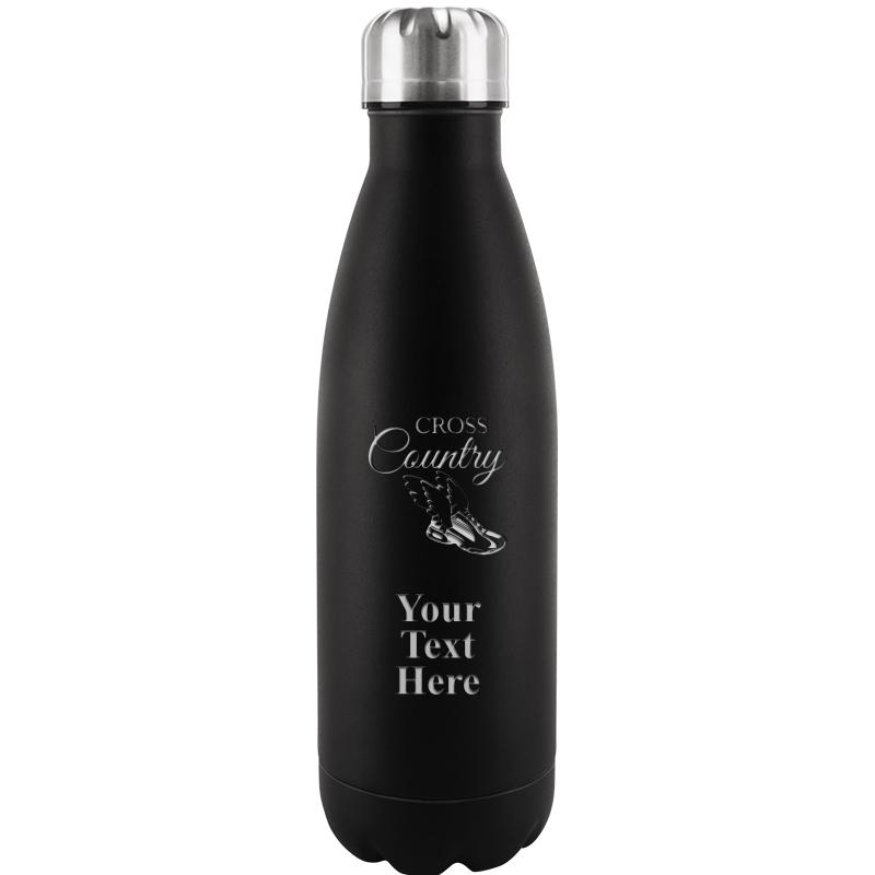 BLACK WATER BOTTLE 17 OZ