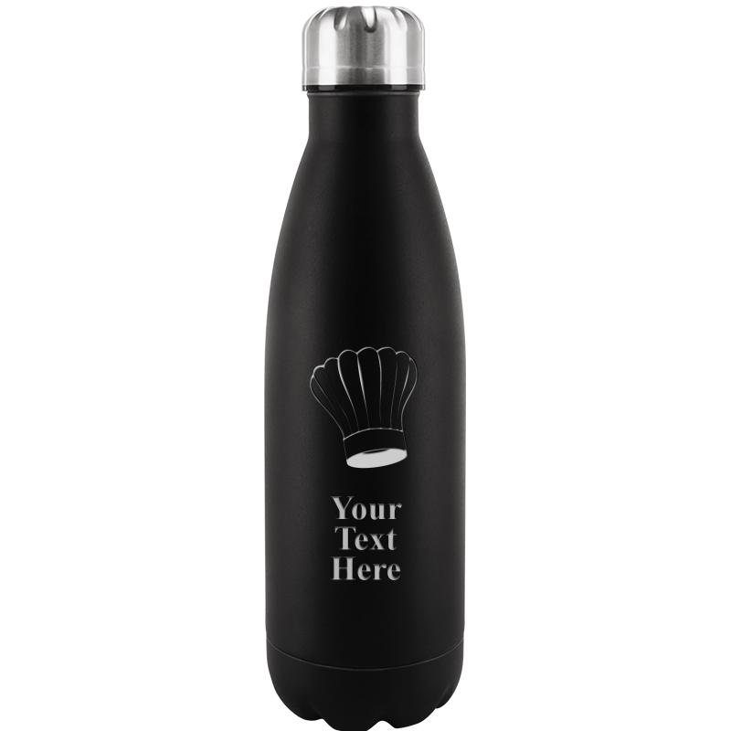 BLACK WATER BOTTLE 17 OZ