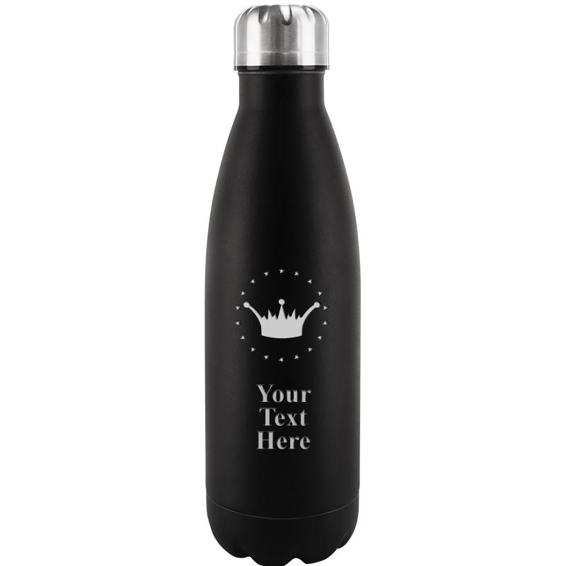 BLACK WATER BOTTLE 17 OZ