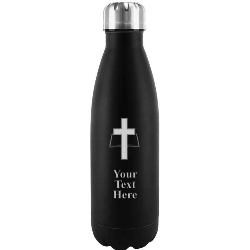BLACK WATER BOTTLE 17 OZ