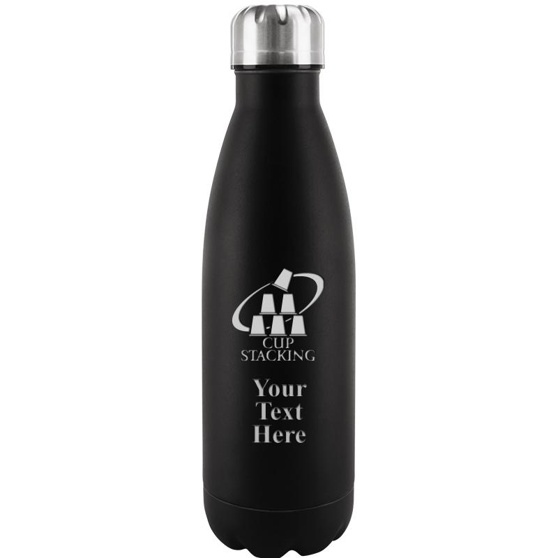 BLACK WATER BOTTLE 17 OZ