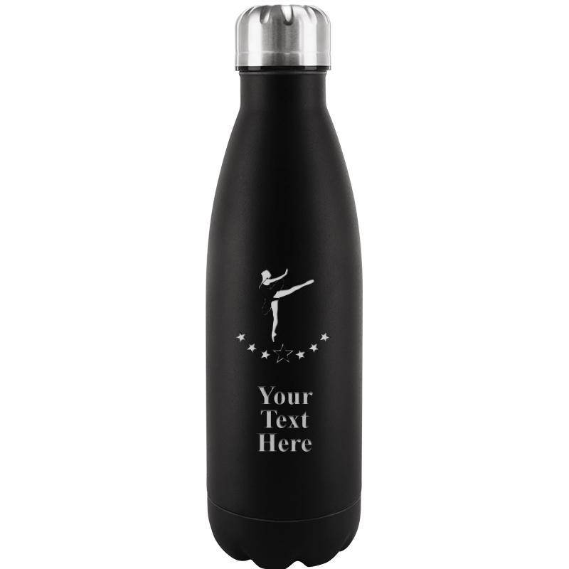 BLACK WATER BOTTLE 17 OZ