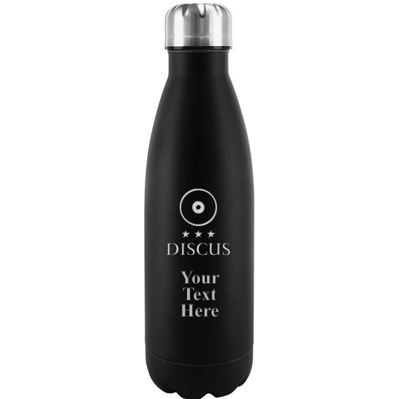 BLACK WATER BOTTLE 17 OZ