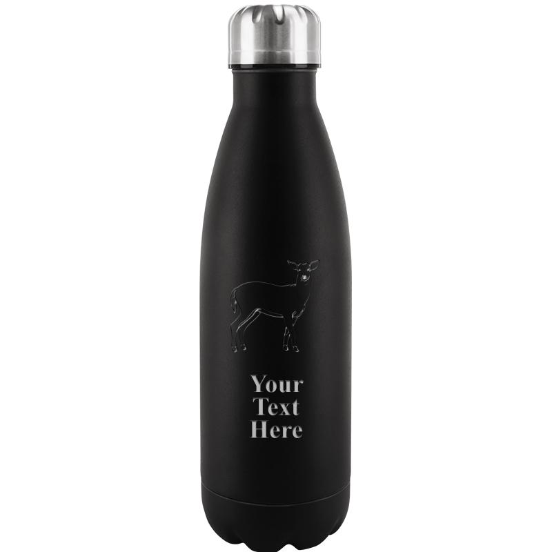 BLACK WATER BOTTLE 17 OZ