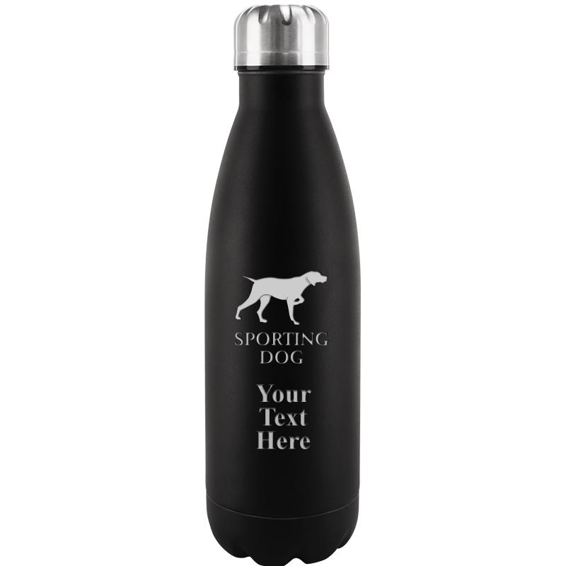 BLACK WATER BOTTLE 17 OZ