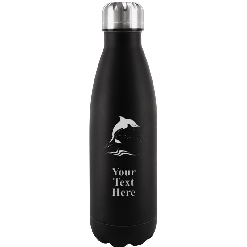 BLACK WATER BOTTLE 17 OZ