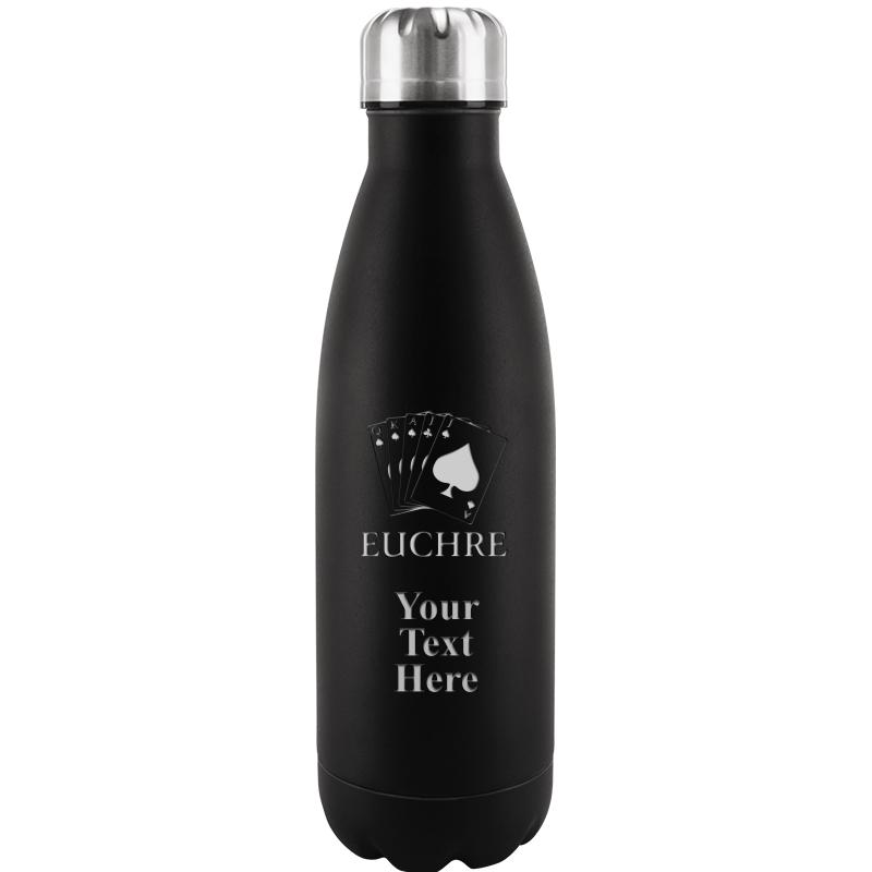 BLACK WATER BOTTLE 17 OZ