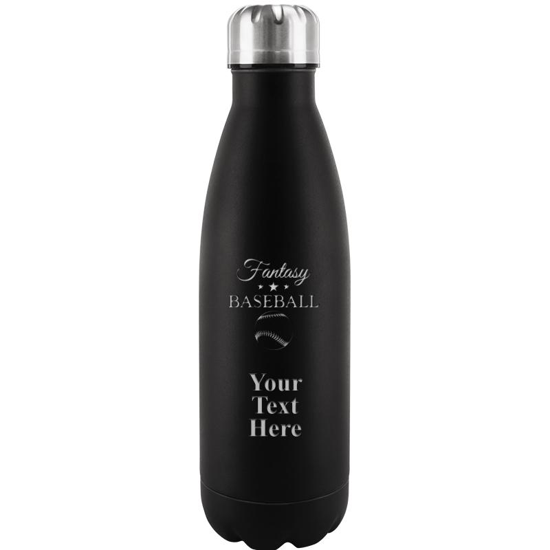 BLACK WATER BOTTLE 17 OZ