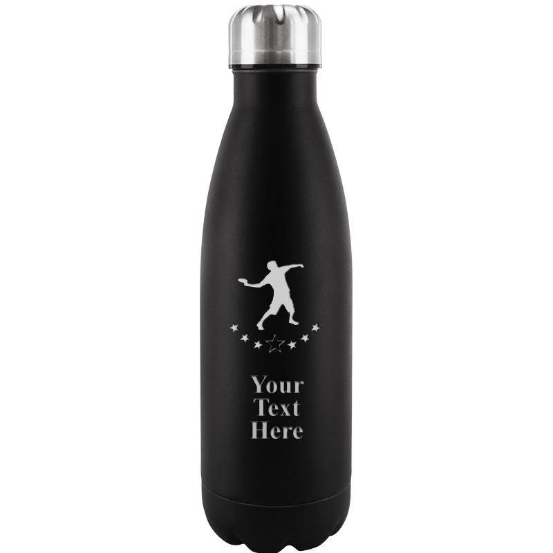 BLACK WATER BOTTLE 17 OZ