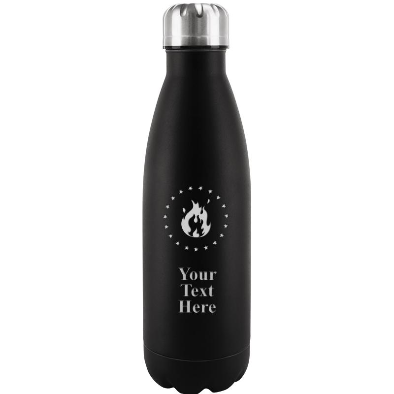 BLACK WATER BOTTLE 17 OZ