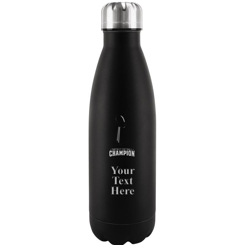 BLACK WATER BOTTLE 17 OZ