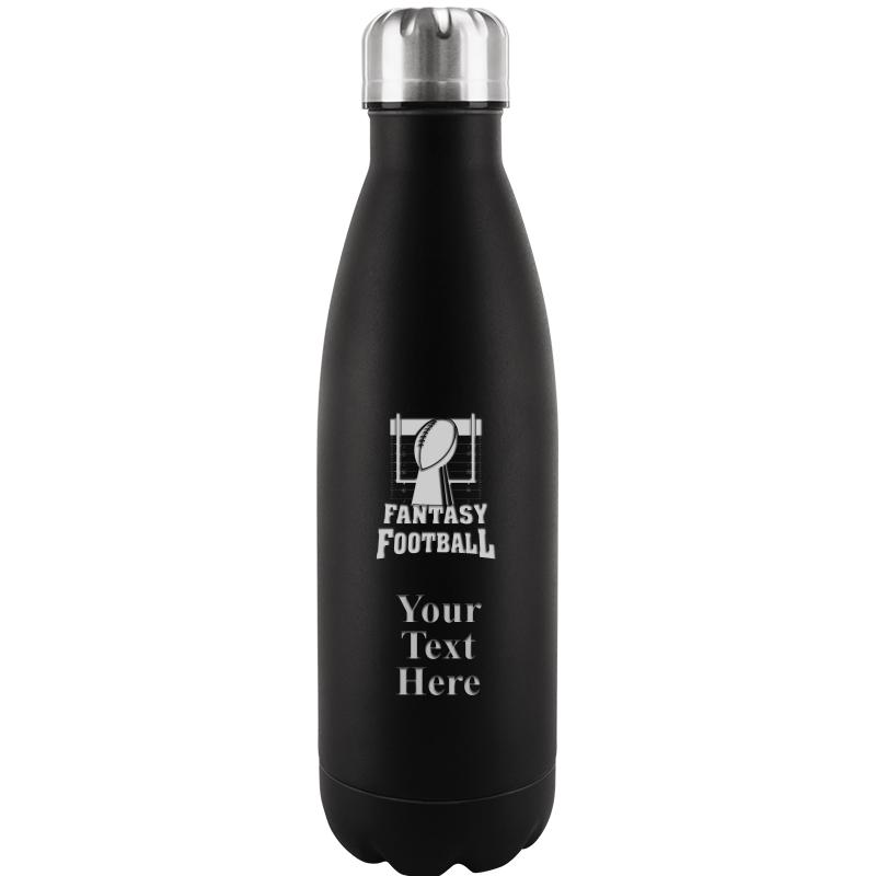 BLACK WATER BOTTLE 17 OZ