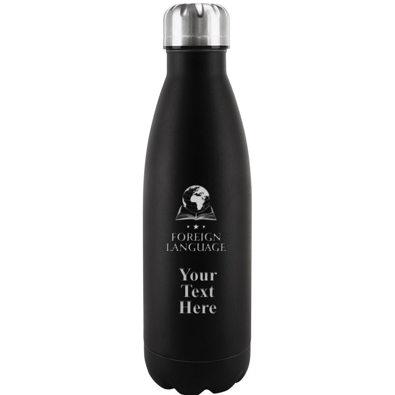 BLACK WATER BOTTLE 17 OZ