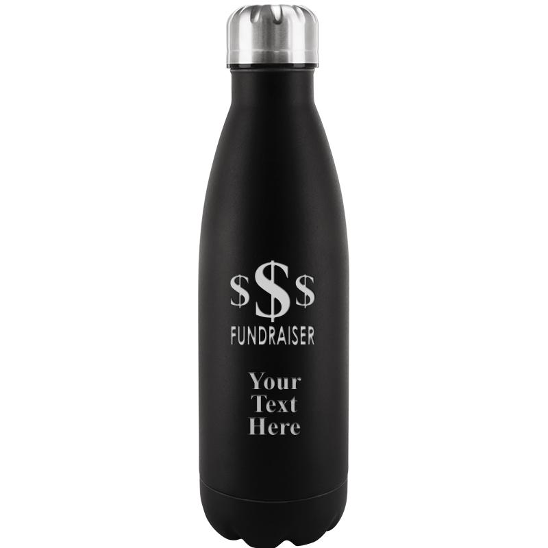 BLACK WATER BOTTLE 17 OZ
